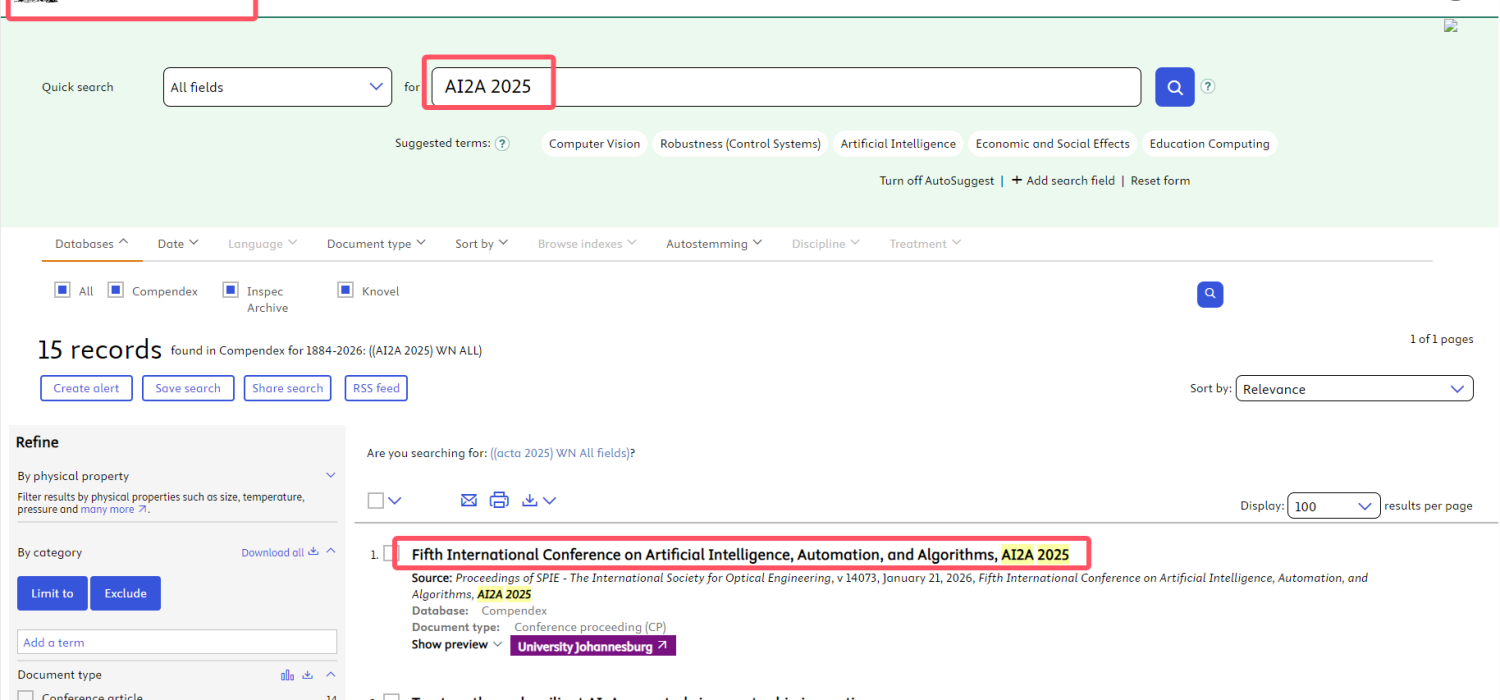 AI2A 2025 EI
